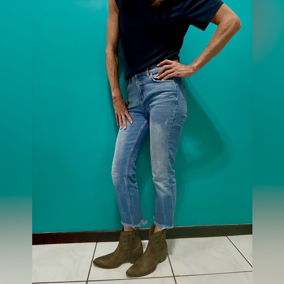 Old Gringo Olive green leather booties - great color! Sz 8.5 - Picture 10 of 17